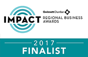 Image of Gwinett County (Georgia) Chamber of Commerce 2017 general contractor category Impact Award