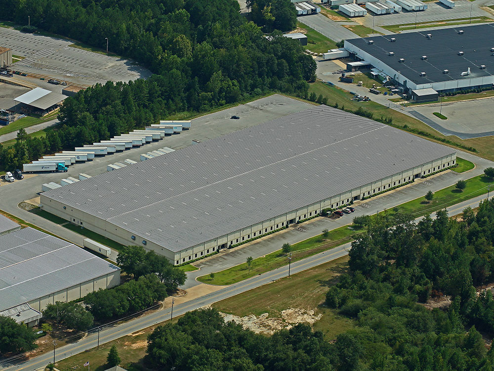 Image of a distribution center in Columbus GA.  Fox Building Company was the general contractor.