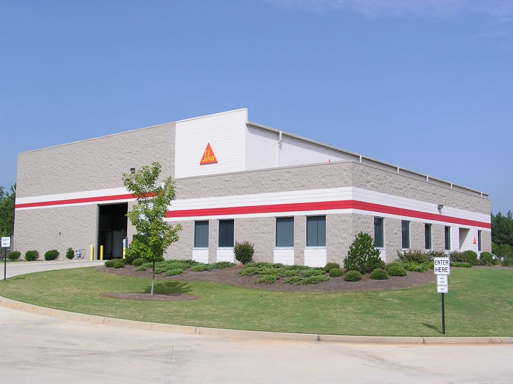Image of Sika in Conyers just east of Atlanta GA.  Fox Building Company was the general contractor